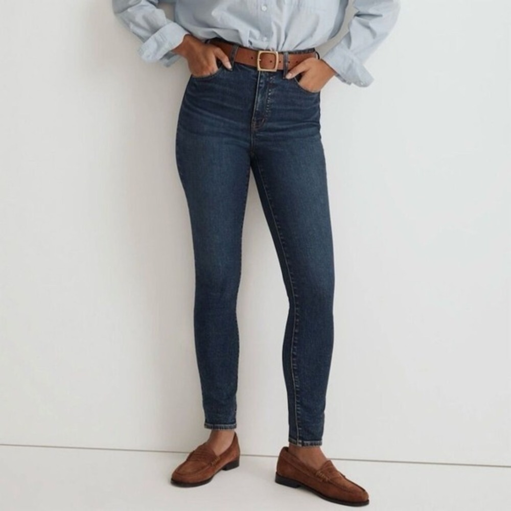 NWT Madewell Women's Curvy Roadtripper‎ Skinny Jeans Size 24 Litchfield Wash